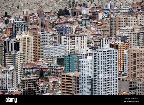 Skyscrapers. City center. La Paz. Bolivia Stock Photo - Alamy