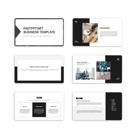 Black White Business Presentation Template – Original and High Quality ...