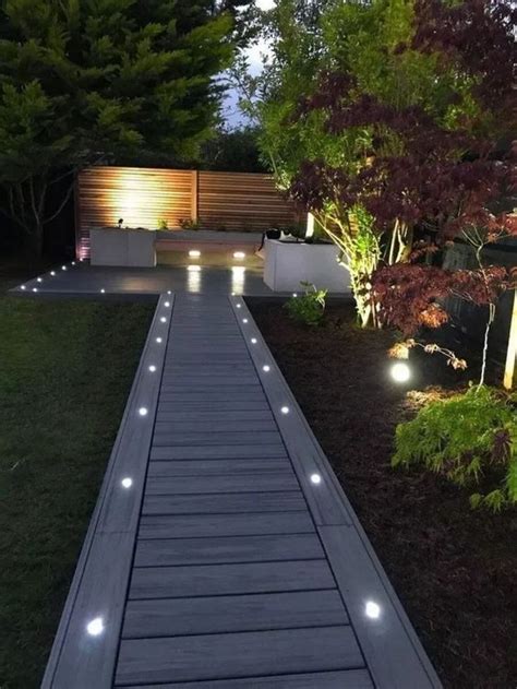 Caminos para jardín – TUS IDEAS HOY | Iluminación de patio, Paisajismo ...