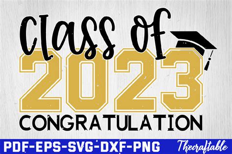 Class of 2023 T-shirt Design Graphic by Thecraftable · Creative Fabrica