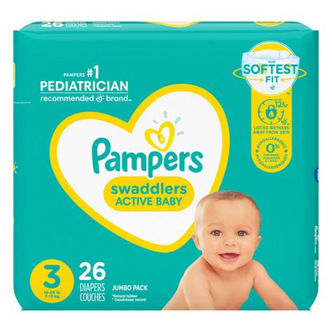 Save on Pampers Swaddlers Size 3 Diapers 16-28 lbs Order Online ...