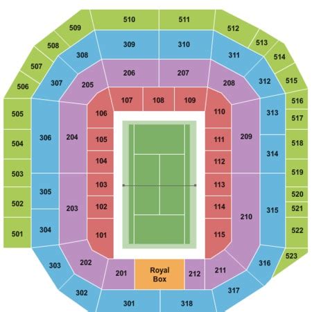 Wimbledon Centre Court Seating Chart - bmp-napkin