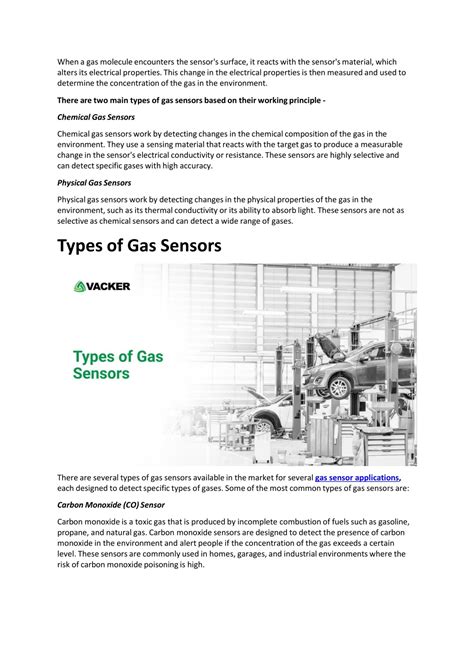 PPT - Gas Sensor Working - Types And Working Principle Of Gas Sensor ...