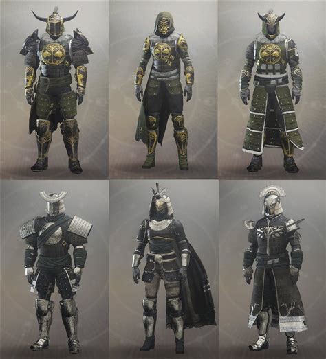 Iron Banner Armour Before & After Ornaments : DestinyTheGame