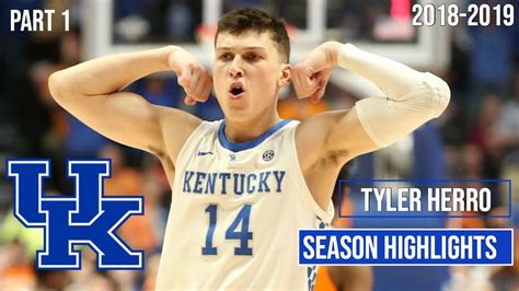 Tyler Herro Kentucky Freshmen Regular Season Highlights Montage 2018-19 ...