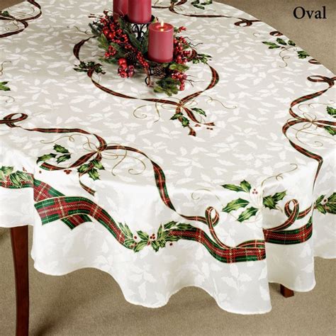 7 Facts That Nobody Told You About Oval Christmas Tablecloths