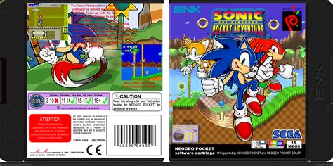 Viewing full size Sonic Pocket Adventure box cover