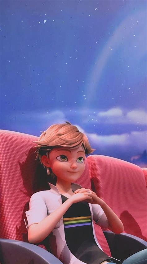 Wallpaper miraculous adrien 🖤 ️