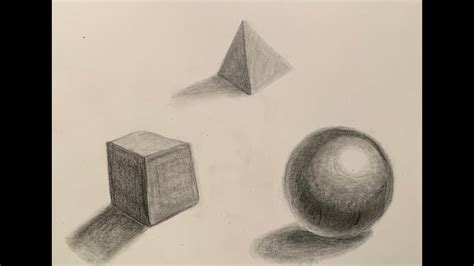 How To Draw 3d Shapes With Shading