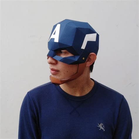 CAPTAIN AMERICA ENDGAME/diy helmet/ avenger mask | Etsy