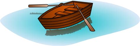 Row Boat With Oars Clip Art at Clker.com - vector clip art online ...