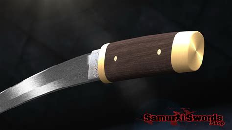 Japanese Shirasaya Tanto 1095 Folded Carbon Steel – APSK174 – Samurai ...