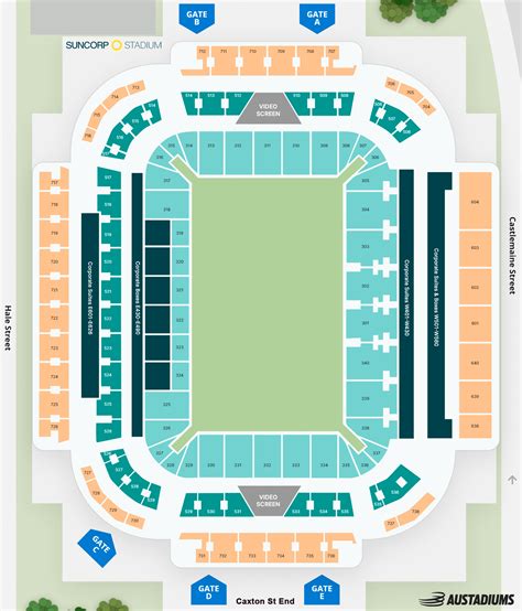 Suncorp Stadium Seating Map (Brisbane Stadium) | Austadiums