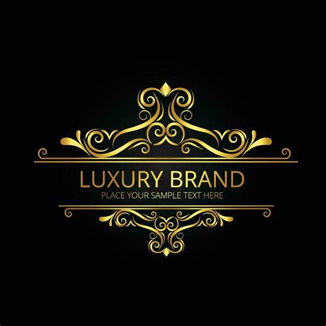 LUXURY BRAND LOGO 28290611 Vector Art at Vecteezy