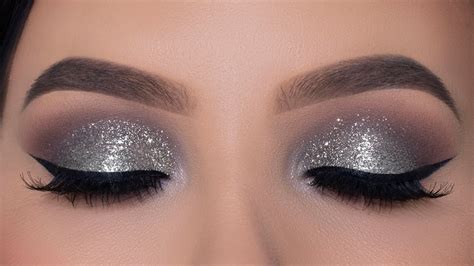 Silver Glitter Eyeshadow Tutorial | Makeupview.co