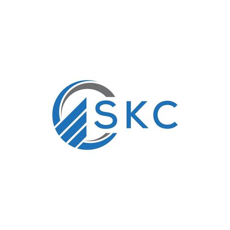 SKC business finance logo design. SKC Flat accounting logo design on ...