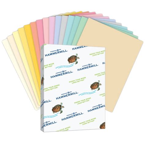 Hammermill 103325 8 1/2" x 11" Buff Ream of 20# Recycled Colored Copy ...