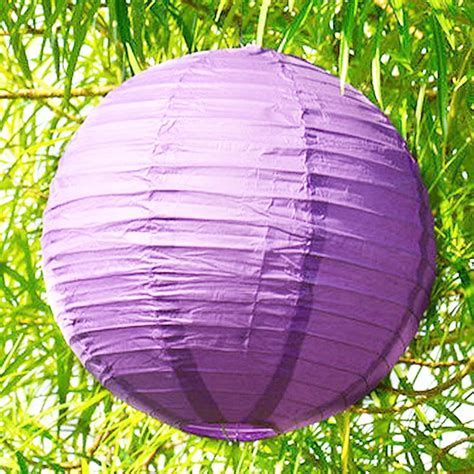 High Quality Paper Lanterns 5PCS Purple Festival 16inch 40cm Wedding ...