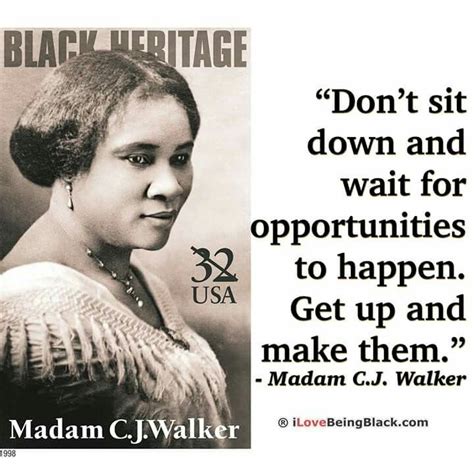 Madam C.J. Walker quote | I love being black, Famous women quotes ...