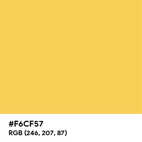 Pikachu Yellow color hex code is #F6CF57