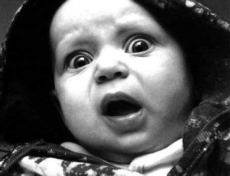 Scared | Funny baby faces, Hard would you rather, Funny babies