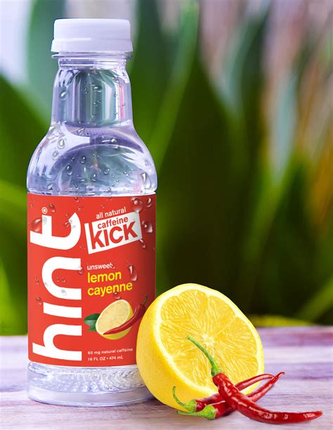 Hint Adds a "Kick" of Caffeine in Brand Extension - BevNET.com