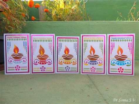 Cards and Crafts : Easy Diwali Cards