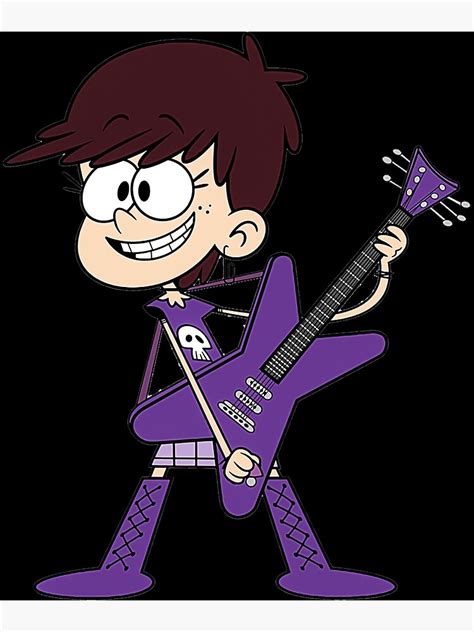 "The Loud House luna loud guitar violettttt" Art Print by verajerrieumj ...