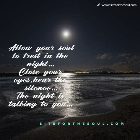 27 Amazing Night Quotes with Relaxing Video - siteforthesoul