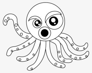 Octonauts Colossal Squid Coloring Page - Cartoon - Free Transparent PNG ...