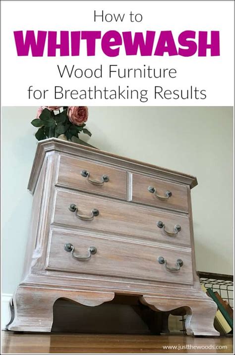 How to Whitewash Wood Furniture for Breathtaking Results