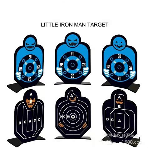 3Pcs Outdoor and Indoor Training Shooting Metal Target Equipment For ...