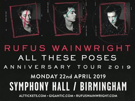 Rufus Wainwright tickets - Birmingham | The Ticket Factory