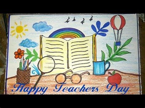 Teachers Day Drawing | Teachers Day Poster Drawing | Happy Teachers Day