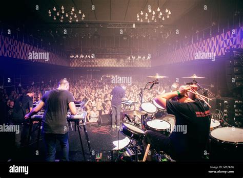 The Danish electronic rock band Veto performs a live concert at Vega in ...