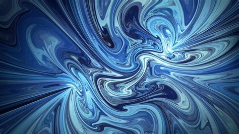 Blue Abstract Art Wallpaper - WallpaperSafari