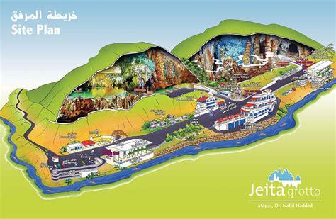 Jeita Grotto Map - Bohemian Vagabond - Jacki Ueng