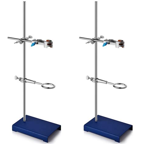 Buy 2 Set Steel Lab Stand Set, Laboratory Support Stand Test Tube 8 x 5 ...