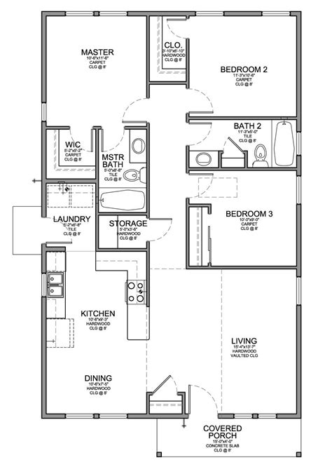 3 Bedroom 2 Bathroom Floor Plans – Flooring Ideas