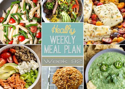 Healthy Weekly Meal Plan #92 - Yummy Healthy Easy