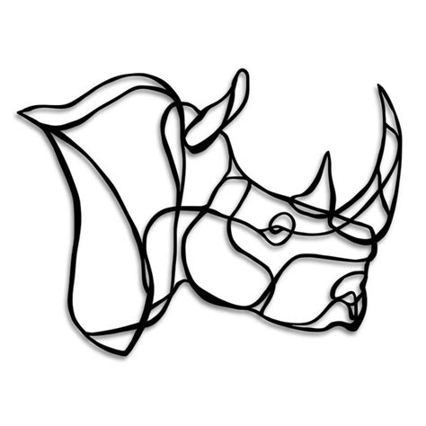 Rhino Outline Drawing - ClipArt Best