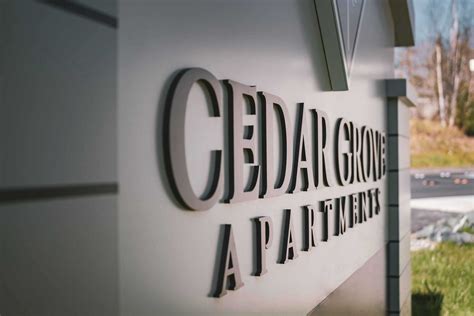 Cedar Grove Apartments - Signs Plus