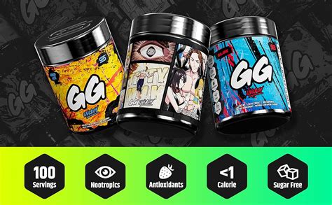 Amazon.com : Gamer Supps, GG Energy Guacamole Gamer Fart 9000 (100 ...