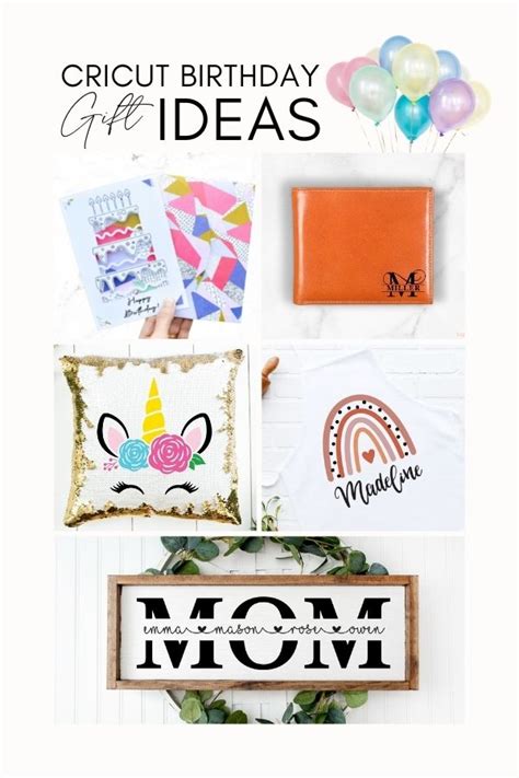 15+ Easy Cricut Birthday Gift Ideas for Him and Her