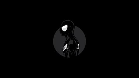 Wallpaper: Dark Minimalist Venom 4K | Minimalist desktop wallpaper ...