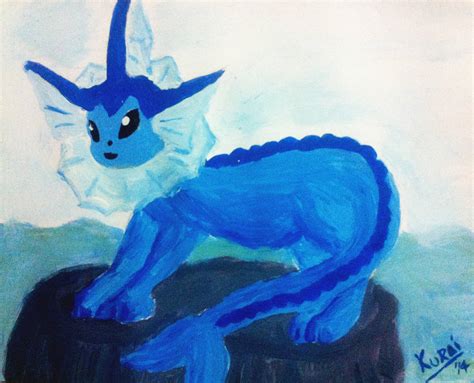 Vaporeon Pintura by KuraiTenshi89 on DeviantArt