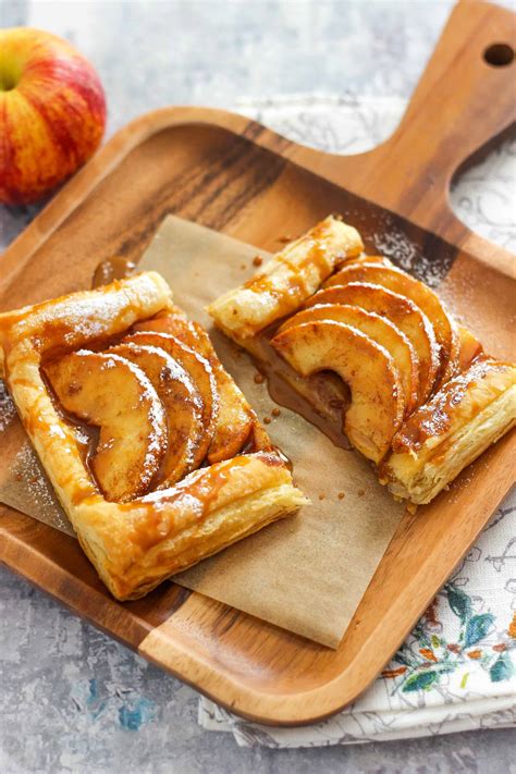 Apple Cinnamon Puff Pastry Tart