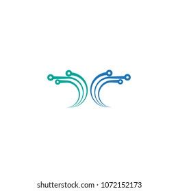 Curve Vector Logo Stock Vector (Royalty Free) 1072152173 | Shutterstock