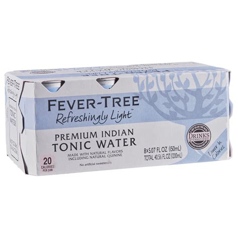 Fever Tree Premium Light Tonic 8pk 5 oz Cans - Applejack