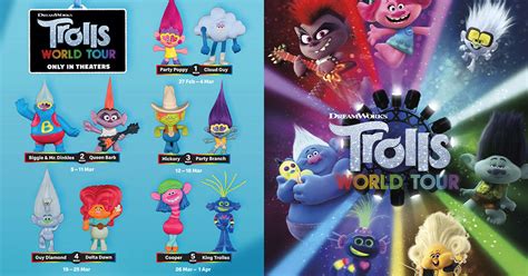 Trolls World Tour Happy Meal Toys available at McDonald's S'pore from ...